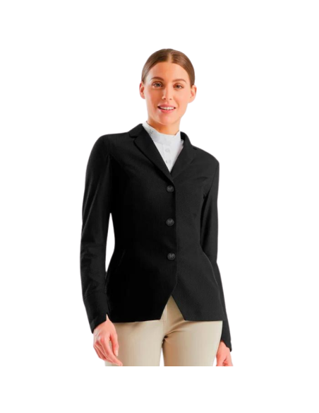 Veste Femme Horze Noire - Taille US 6 - équitation - Neuve Avec Petits Défauts
