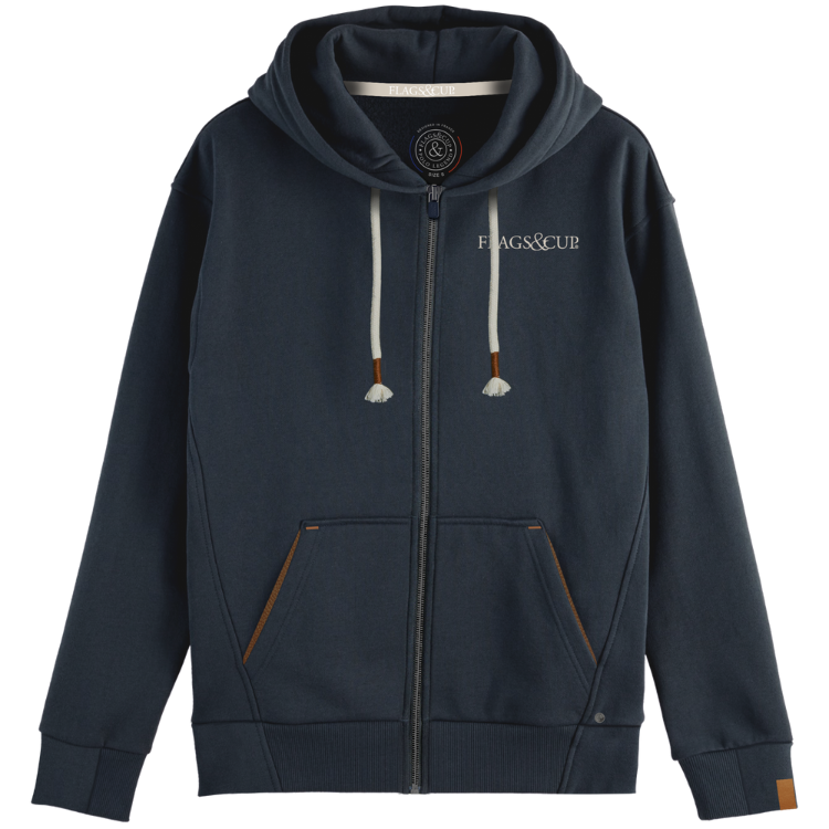 Flags & Cup Sacramento Hoody Navy