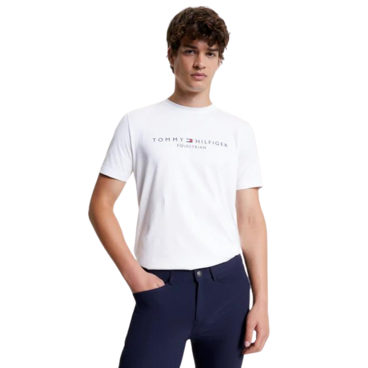 T-Shirt Tommy Equestrian Williamsburg OPTIC WHITE