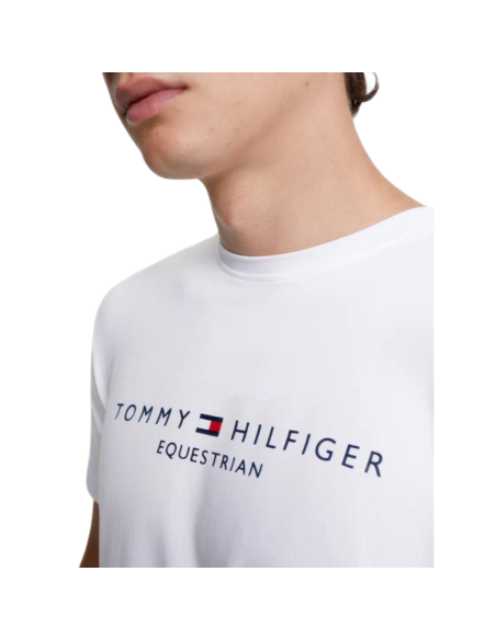 T-Shirt Tommy Equestrian Williamsburg OPTIC WHITE