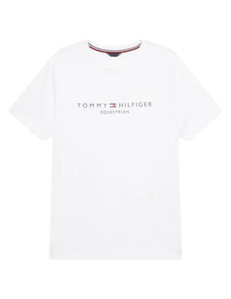 T-Shirt Tommy Equestrian Williamsburg OPTIC WHITE