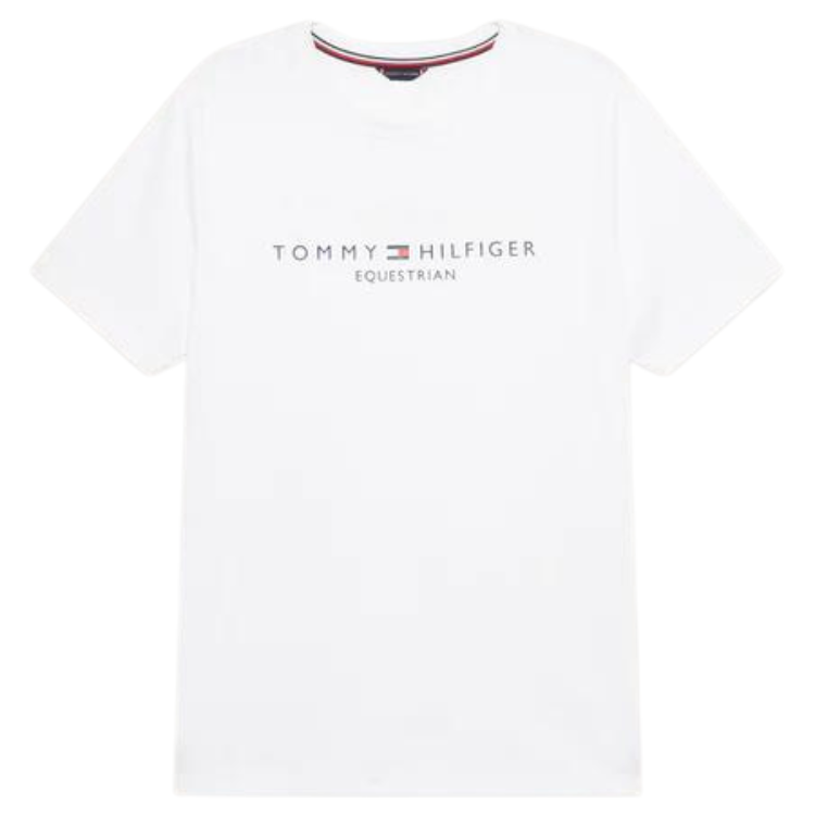 T-Shirt Tommy Equestrian Williamsburg OPTIC WHITE