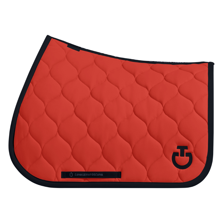 Tapis De Selle Cavalleria Toscana Circular Quilted II Jumping Sunset dream