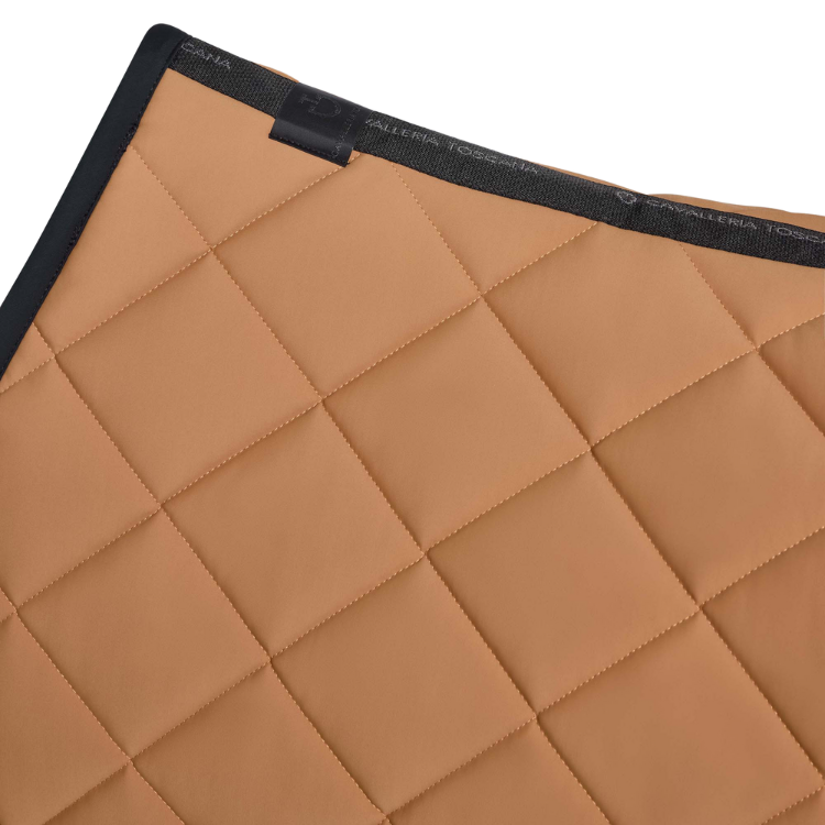 Tapis de Selle Cavalleria Toscana Diamond Quilted Jumping Caramel