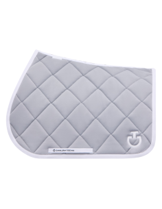 Tapis de Selle Cavalleria Toscana Diamond Quilted Jumping LILAS/NOIR 2