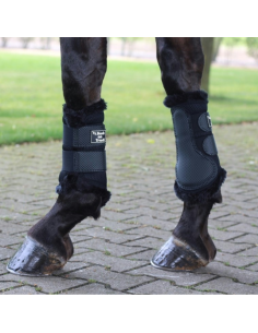 Back On Track 3D Mesh Brush Boots With Fur Lining 2