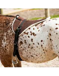Norton "Soft" Bareback Riding Pad Brown/beige
