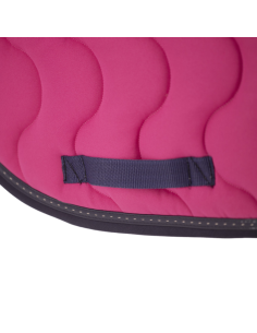 Tapis de Selle Penelope Classique Fushia/marine 2