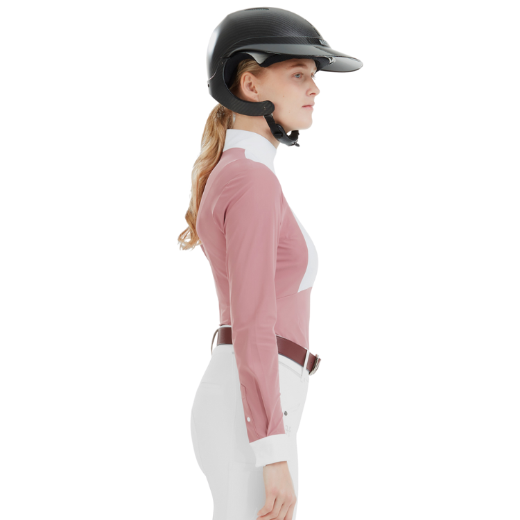 Chemise Horse Pilot Monica Manches Longues MESA PINK