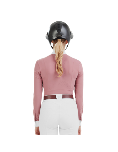 Chemise Horse Pilot Monica Manches Longues MESA PINK