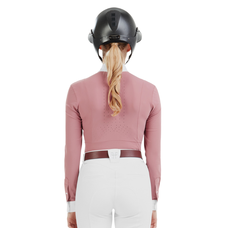Chemise Horse Pilot Monica Manches Longues MESA PINK