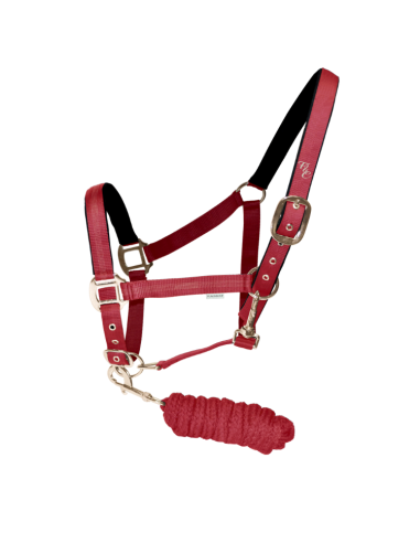 Flags & cup Estrella Halter and Leadrope Set Raspberry