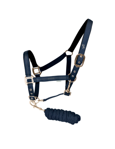 Flags & cup Estrella Halter and Leadrope Set Navy