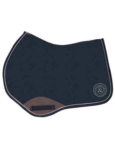 Flags & Cup Socorro Saddle Pad Navy