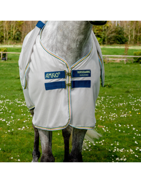 Chemise anti-mouches Horseware Amigo Bug Rug lunar rock