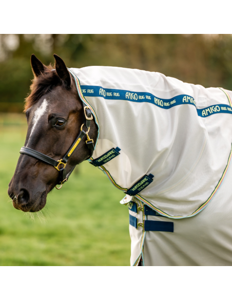 Chemise anti-mouches Horseware Amigo Bug Rug lunar rock