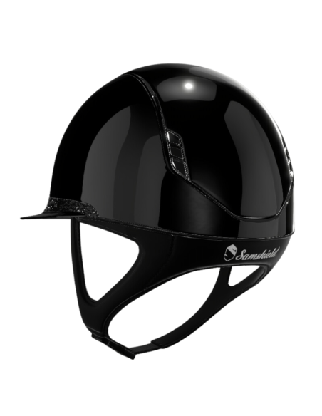 Casque Samshield 2.0 Miss Shield Glossy Modèle 12 NOIR