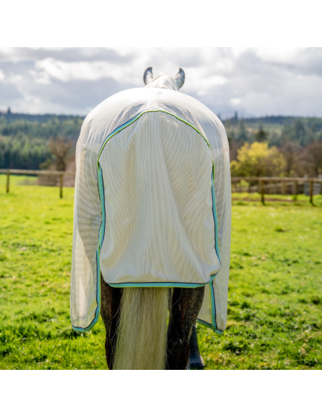 Chemise Horseware Amigo Bug Buster craie/bleu