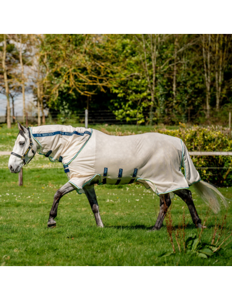 Chemise Horseware Amigo Bug Buster craie/bleu