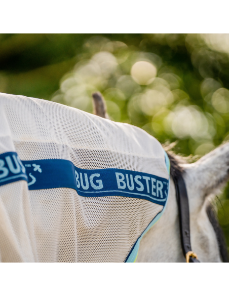 Chemise Horseware Amigo Bug Buster craie/bleu