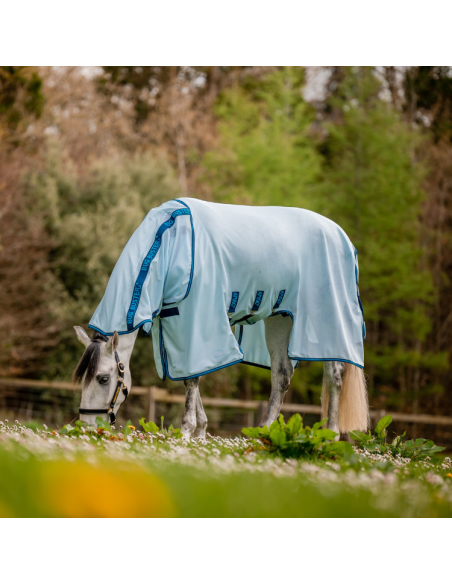 Chemise Horseware Amigo Bug Buster bleu azure/bleu electrique