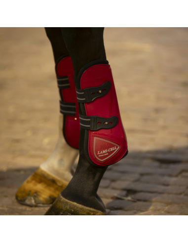 Lami-Cell Elite Tendon Boots + Fetlock Boots Set Red