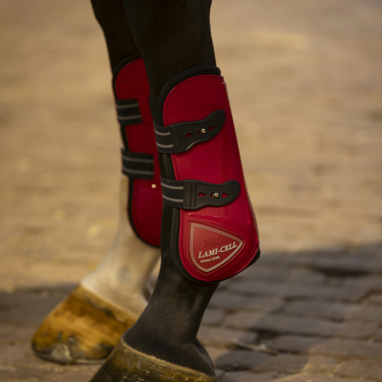 Ensemble Guêtres + Protège-boulets Lami-Cell Elite Rouge