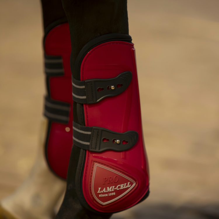 Ensemble Guêtres + Protège-boulets Lami-Cell Elite Rouge