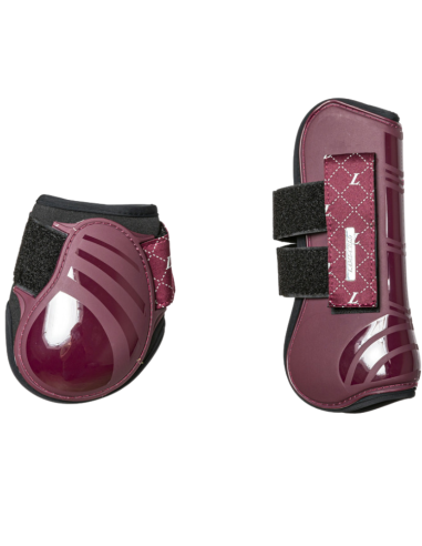 Lami-Cell Venus Tendon Boots + Fetlock Boots Set Burgundy