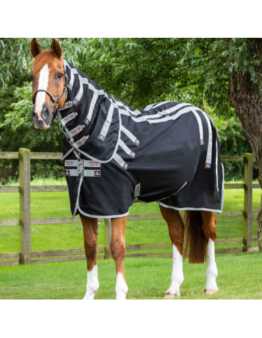 Premier Equine Magni-Teque Magnetic Horse Rug With Neck Cover Black