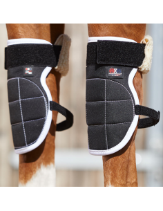 Guêtres Magnétiques Premier Equine Magni-Teque Genoux Noir