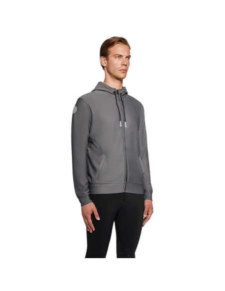 Sweat Cavalleria Toscana Diagonal Weave Zip