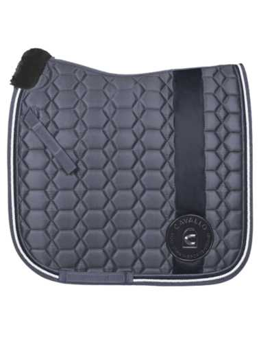 Tapis De Selle Cavallo Hala Dressage Gris anthracite