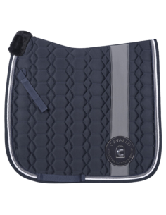 Tapis De Selle Cavallo Hala Dressage Bleu foncé