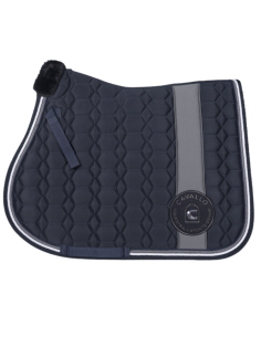 Tapis De Selle Cavallo Hala Jumping Bleu foncé