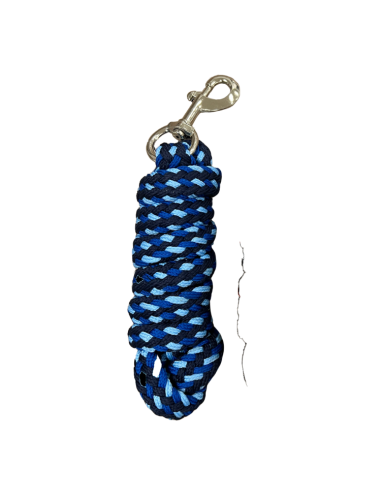 Tricolor Braided Canter Lanyard Navy/Electric Blue/Sky