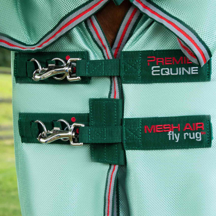 Tapis Anti-Insectes Premier Equine Fly Lite 6ft Argent - Protection UV Contre Les Mouches - Neuf