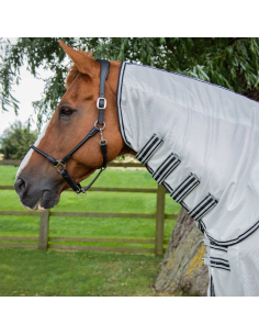 Couverture Anti-Mouches Premier Equine Lite Bug Argent 2