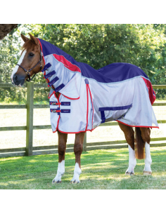 Premier Equine Buster Stay-Dry Super Lite Fly Rug Navy