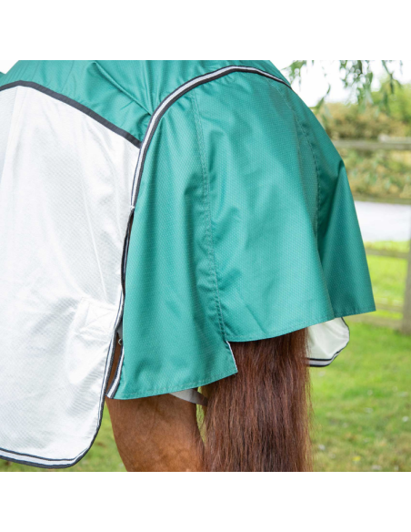 Couverture Anti-Mouches Premier Equine ShowerTex Vert