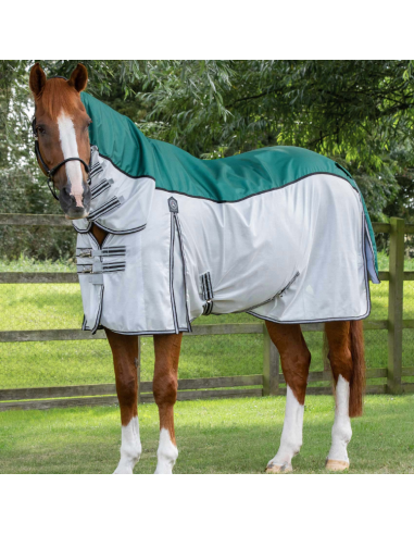 Couverture Anti-Mouches Premier Equine ShowerTex Vert