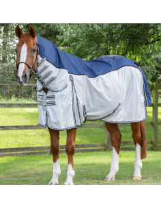 Couverture Anti-Mouches Premier Equine ShowerTex Marine