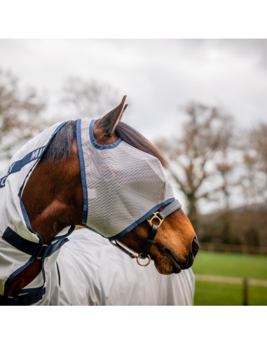 Horseware Mio Fly Mask lunar rock/navy