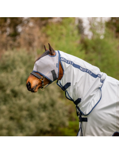Horseware Mio Fly Mask lunar rock/navy 2
