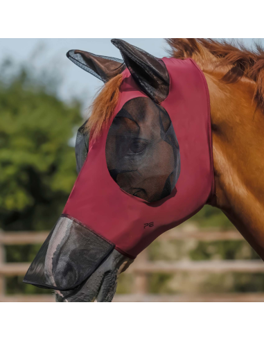 Masque Anti-Mouches Premier Equine "Comfort Tech" Xtra Vin