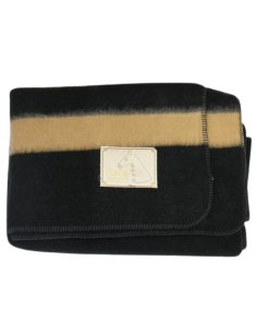 Carré De Laine HFF Paddock Noir/beige