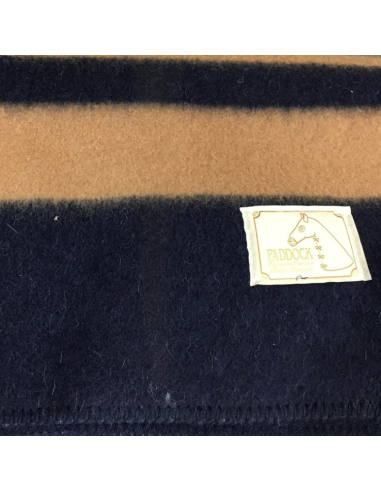 HFF Paddock Wool Square Navy/beige