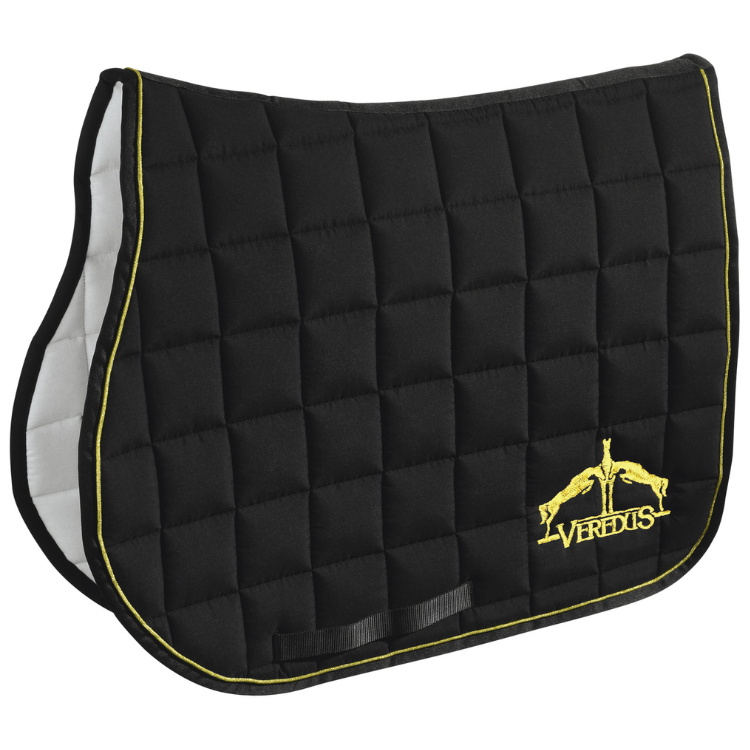 Tapis de Selle Veredus Jumping Noir/Doré