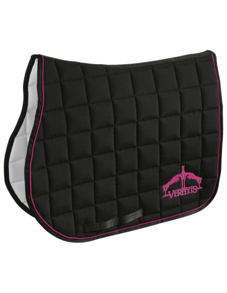 Tapis de Selle Veredus Jumping Noir/Fuschia