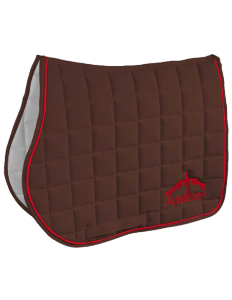 Tapis de Selle Veredus Jumping Marron/Bordeaux